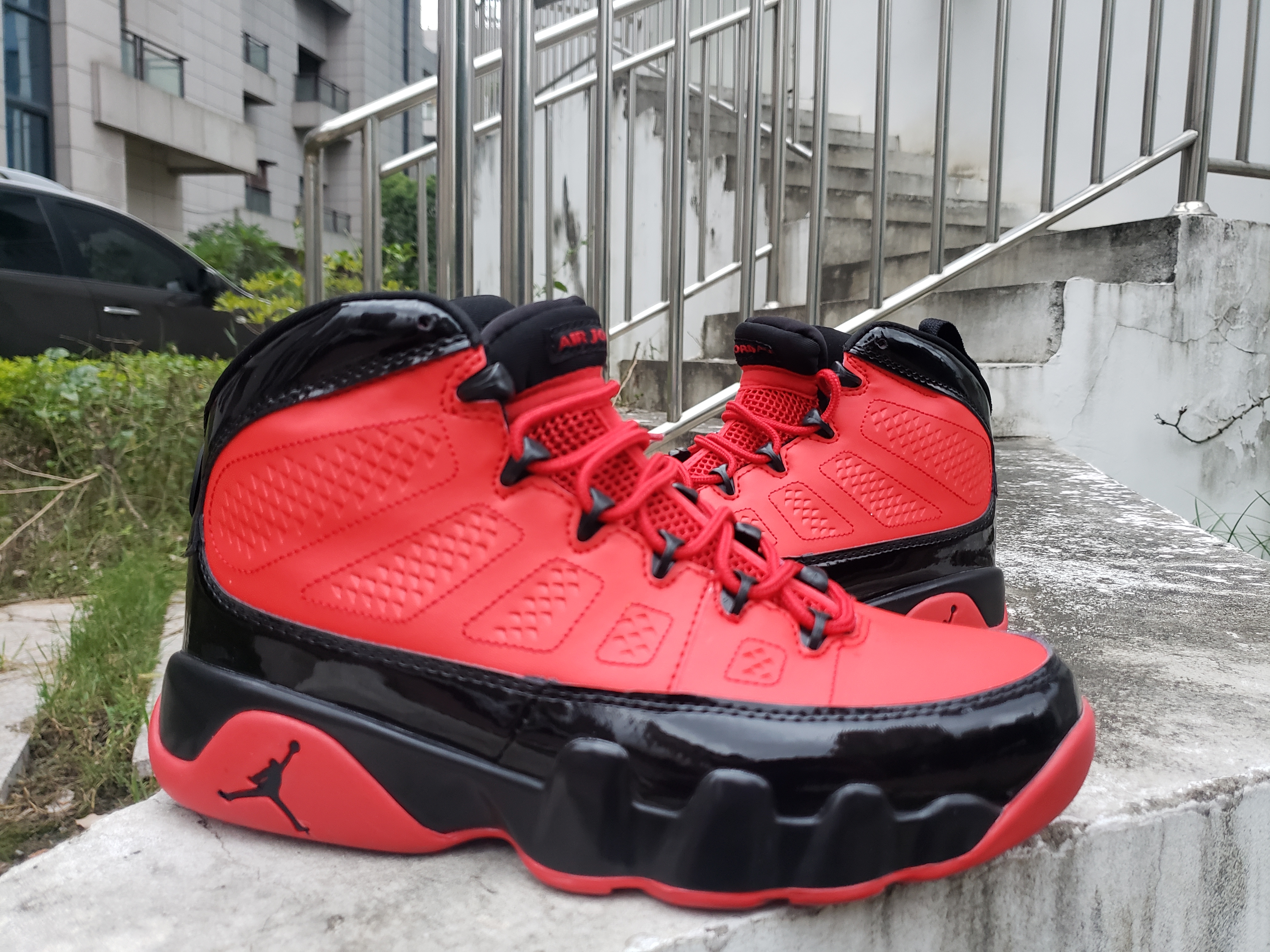 Air Jordan 9 Red Black